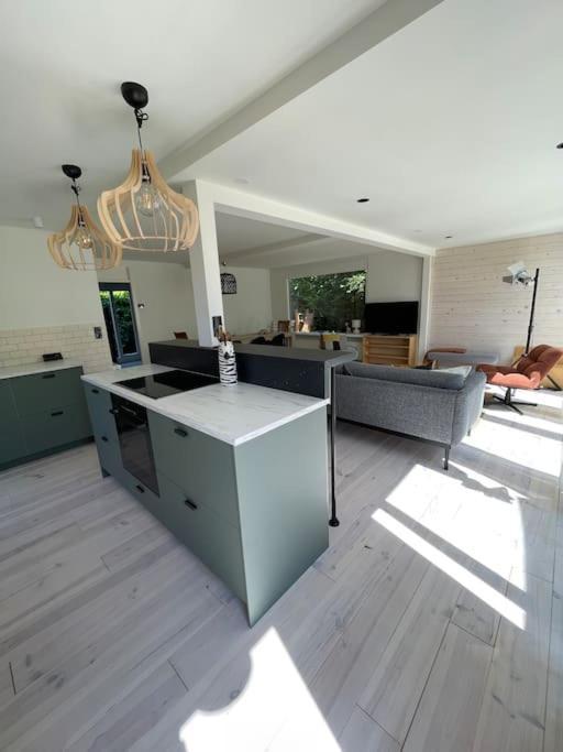 Modern Beach House For 12 Pers! With Jacuzzi Julianadorp Extérieur photo