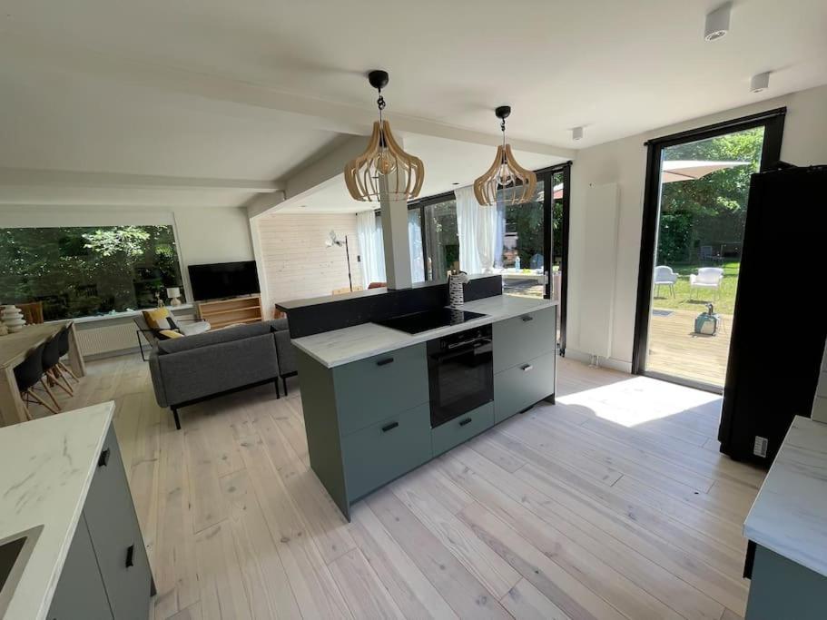 Modern Beach House For 12 Pers! With Jacuzzi Julianadorp Extérieur photo